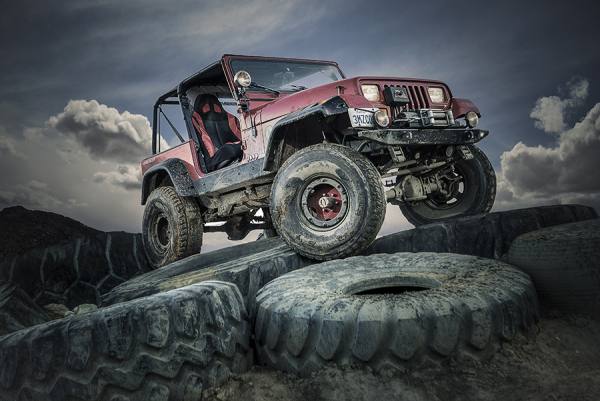 Photograph Michelle Geer Hollister Hills Jeep on One Eyeland